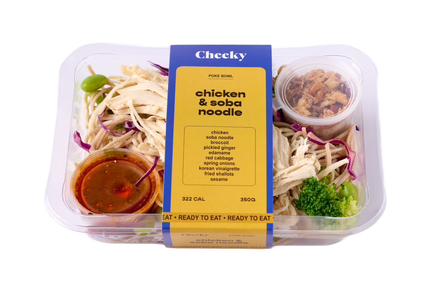Cheeky Poke Chicken & Soba Noodle Poke Bowl 350g