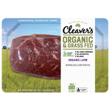 Cleaver's Organic Free Range and Grass Fed Lamb Backstrap 200-350g