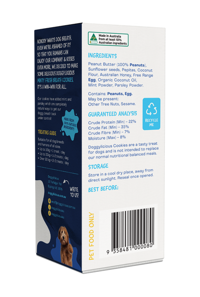 Doggylicious Fresh Breath Cookies 180g
