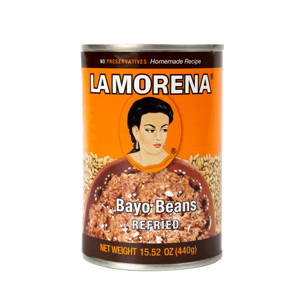 La Morena Refried Bayo Beans with Chipotle and Adobo 440g