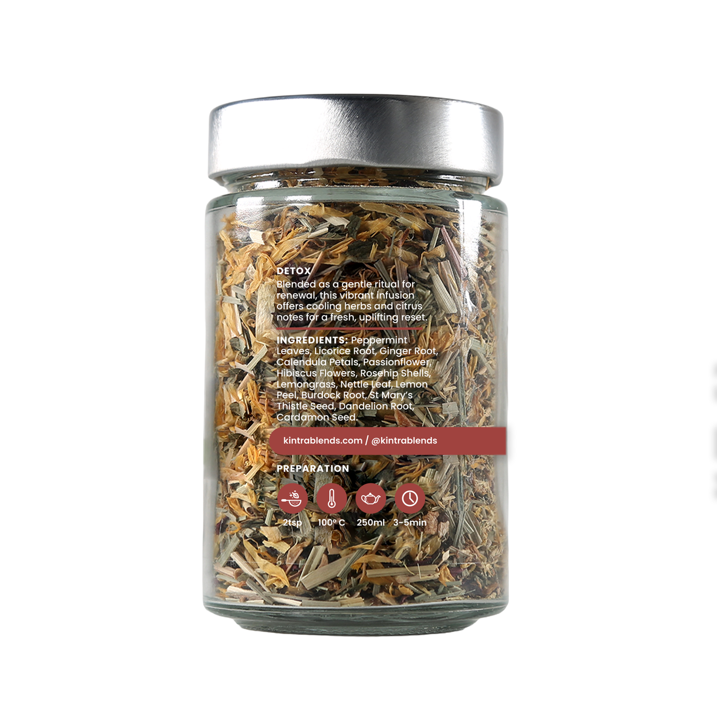 Kintra Foods Detox and Cleanse Loose Leaf Tea 60g