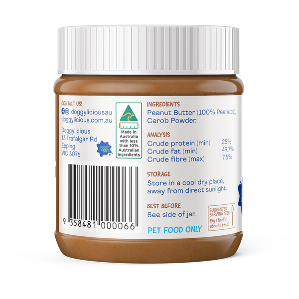 Doggylicious Carob Doggy Butter 250g