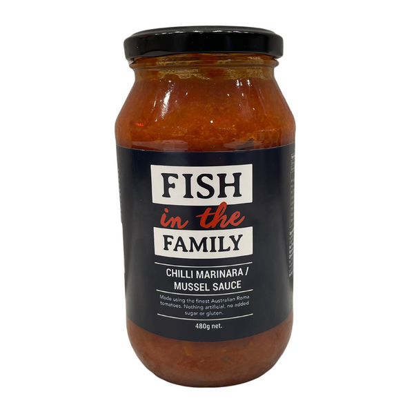Fish in the Family Chilli Mussel Marinara Sauce 480ml
