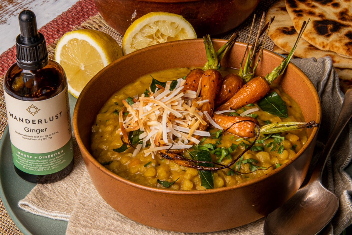 Coconut Korma and Ginger Dahl
