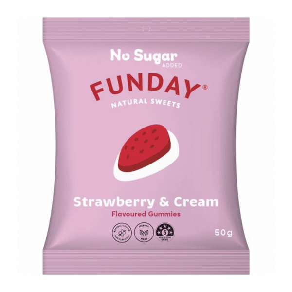 Funday Strawberry and Cream 50g