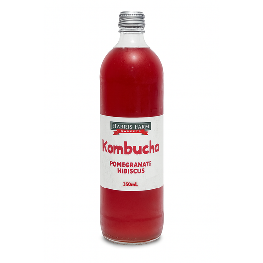 Harris Farm Kombucha Pomegranate Hibiscus 350ml