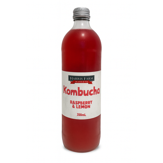 Harris Farm Kombucha Raspberry Lemon 350ml
