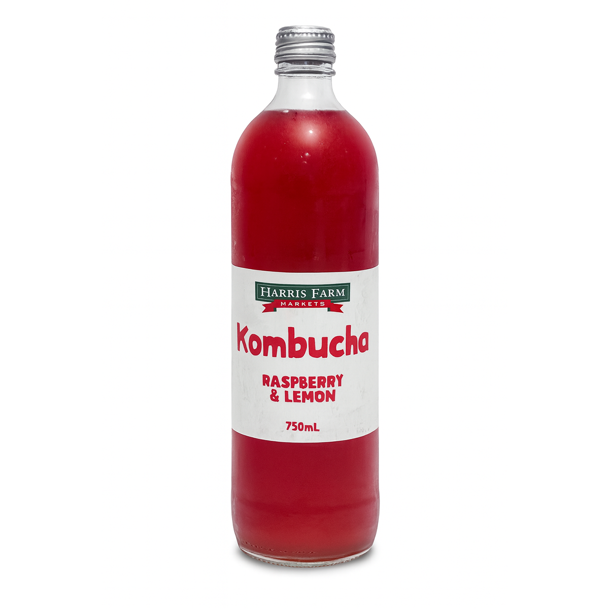 Harris Farm Kombucha Raspberry Lemon 750ml