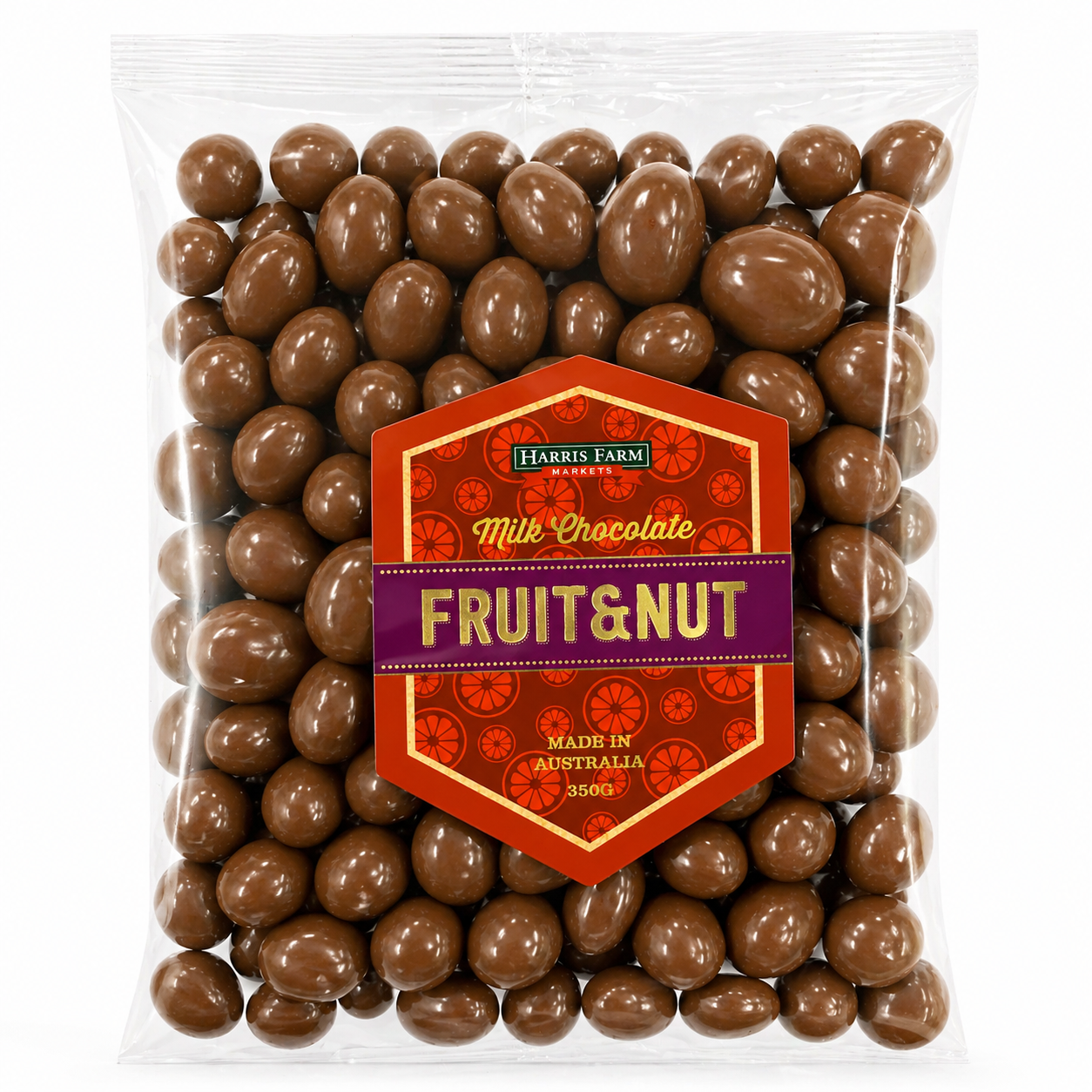 Harris Farm Fruit & Nut Milk Chocolate 350g
