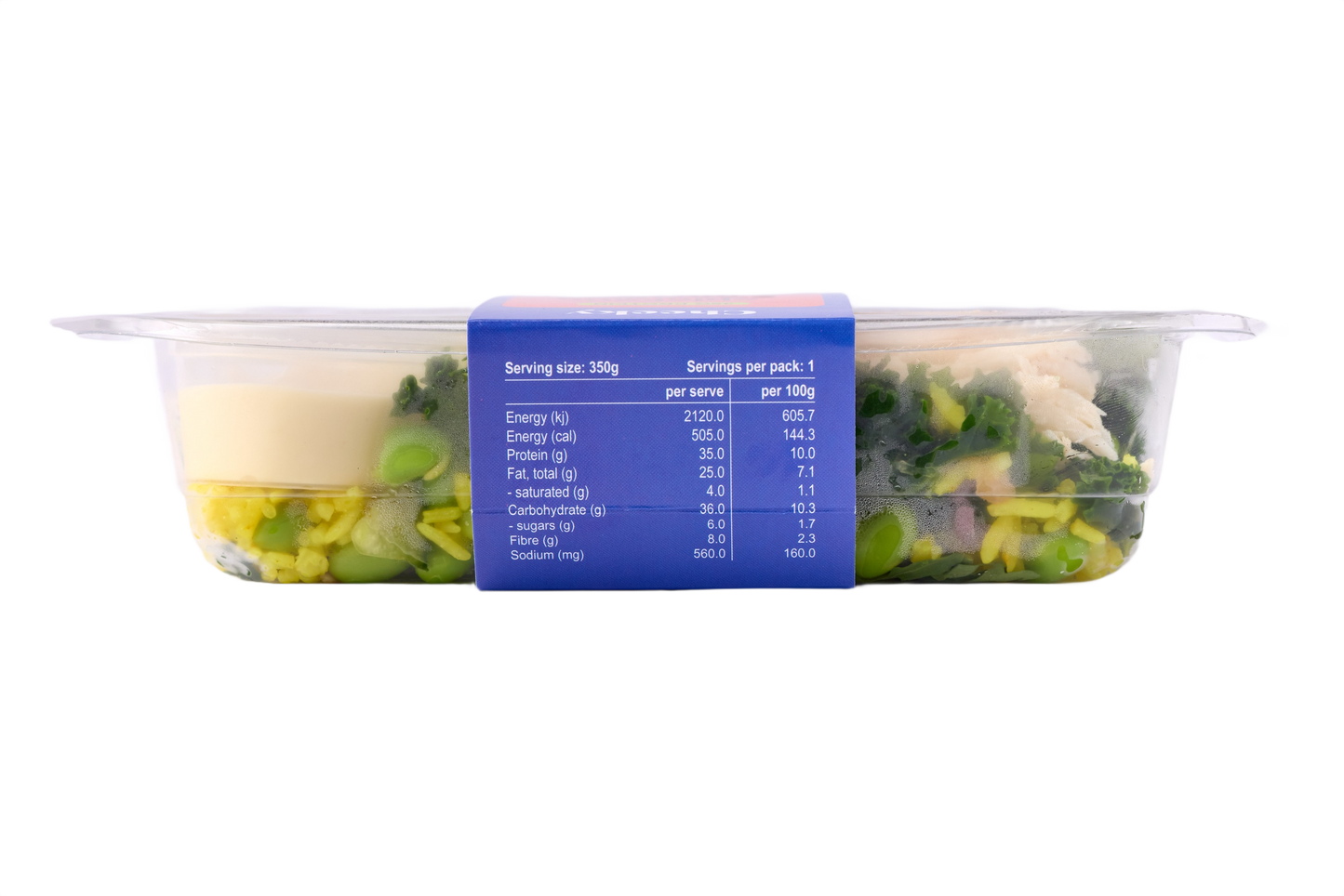 Cheeky Poke Chicken Edamame & Mustard Mayo High Protein Poke Bowl 350g