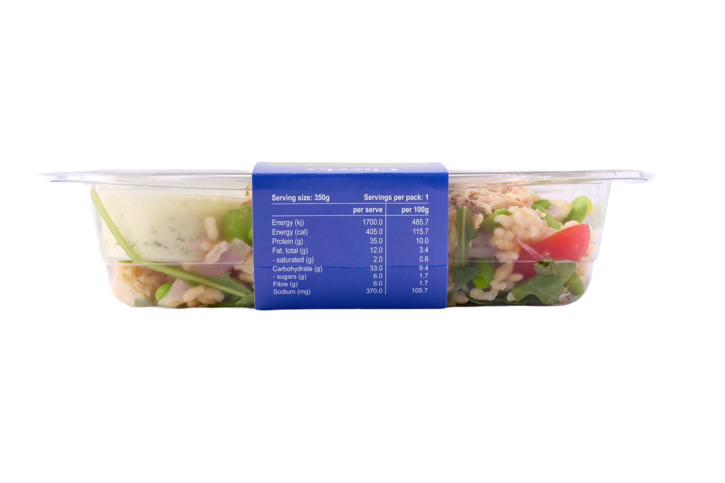 Cheeky Poke Tuna Edamame & Greek Yoghurt High Protein Poke Bowl 350g