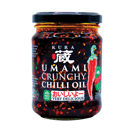 Kura Umami Chunky Chilli Oil 210g