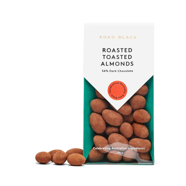 Koko Black Dark Roast Almonds 100g