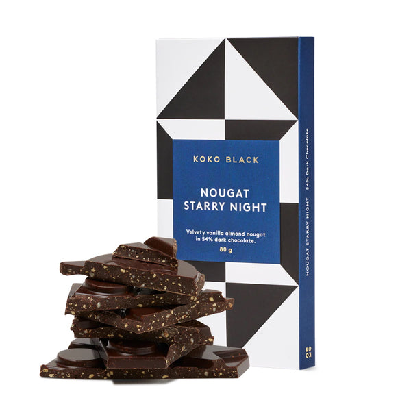 Koko Black Nougat Starry Night Block 90g