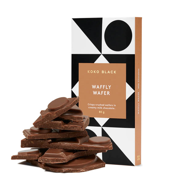 Koko Black Waffly Wafer Block 90g