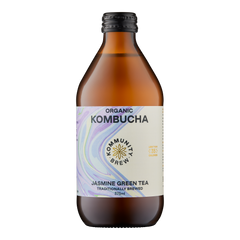 Kommunity Brew Organic Kombucha Jasmine Green Tea 375ml