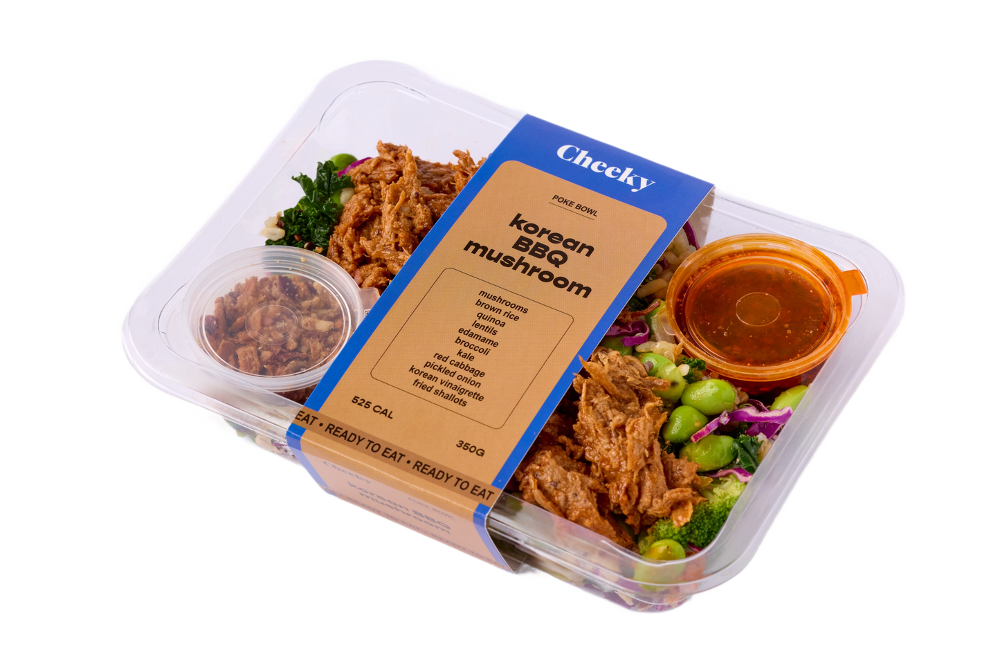 Cheeky Poke Korean BBQ Mushroom Poke Bowl 350g