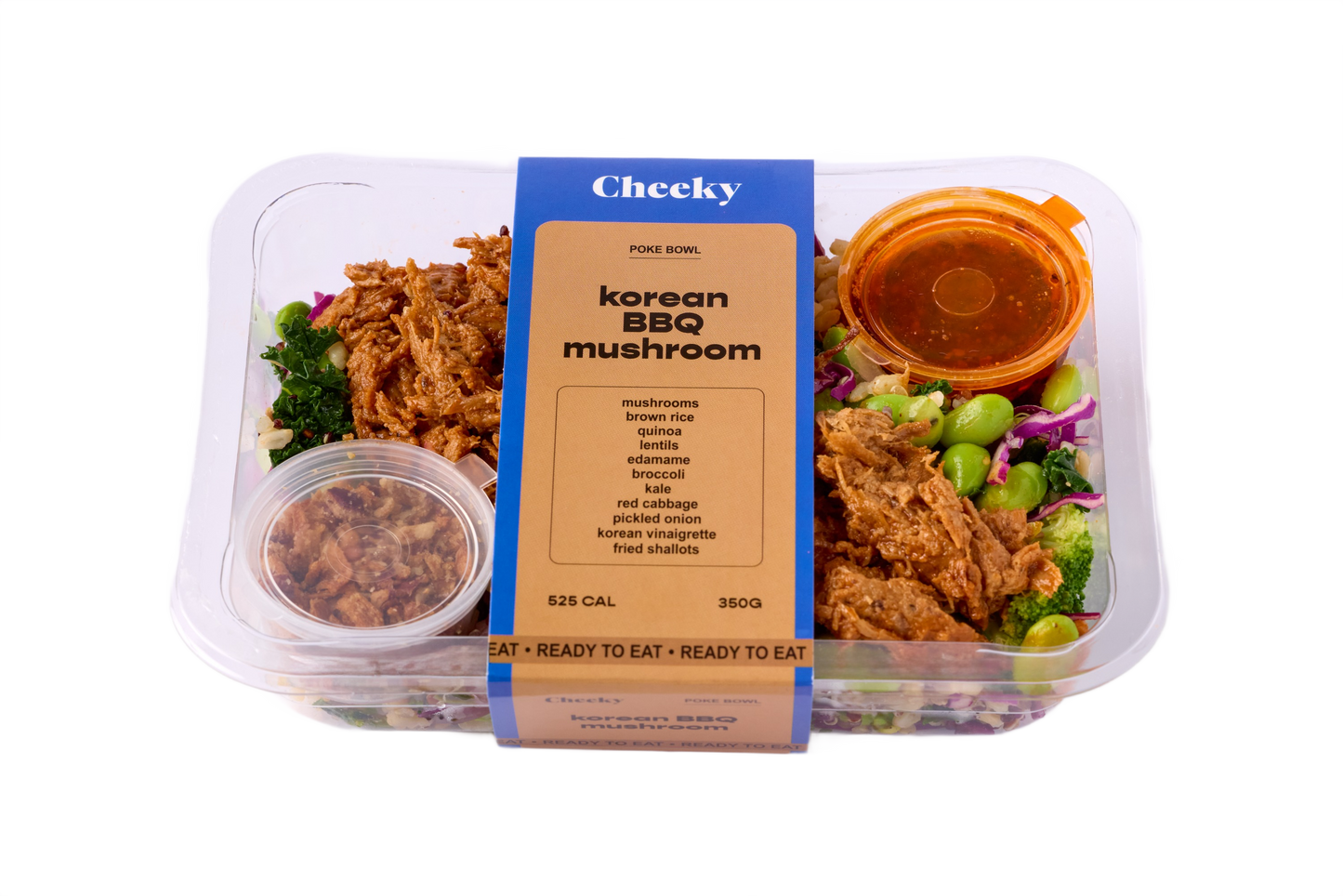 Cheeky Poke Korean BBQ Mushroom Poke Bowl 350g