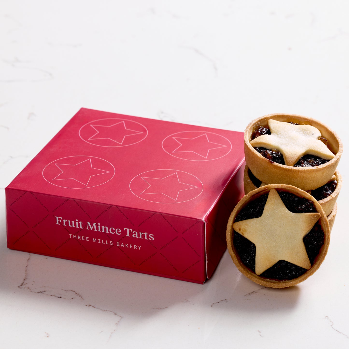 Three Mills Bakery Fruit Mince Tarts x4