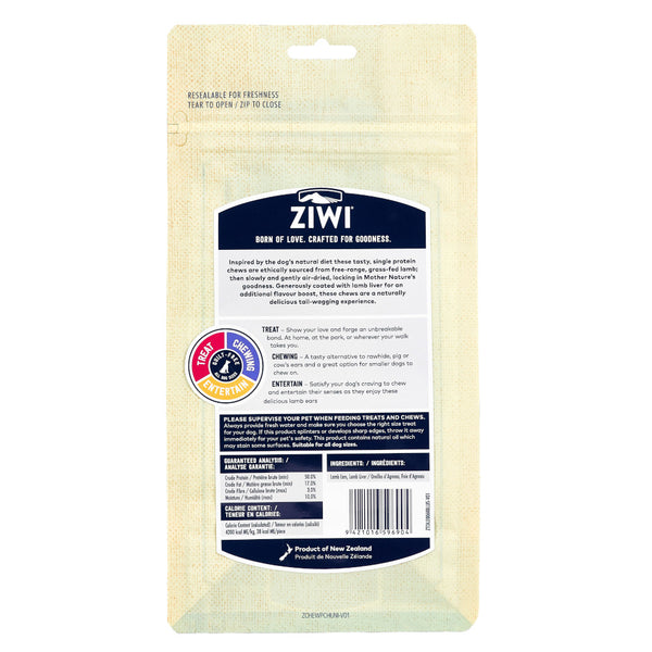 Ziwi Peak Lamb Ears Chew 60g