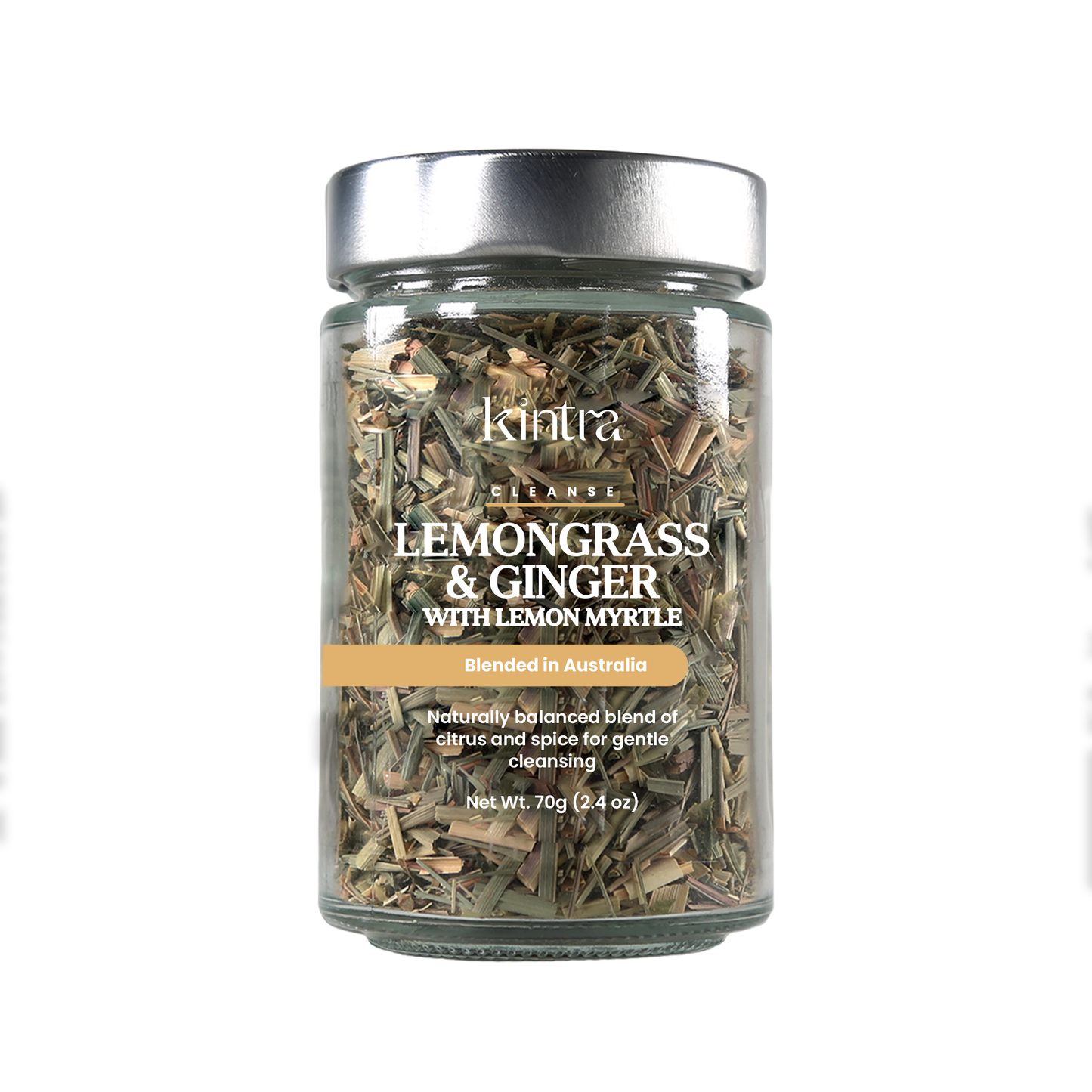 Kintra Lemongrass and Ginger with Lemon Myrtle 70g