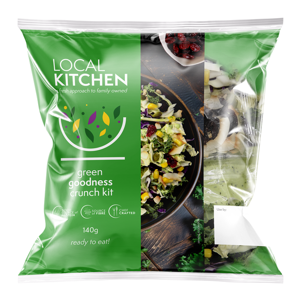 Local Kitchen Crunch Kit Green Goodness 140g