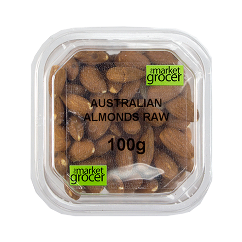 The Market Grocer Australian Almonds Raw 100g