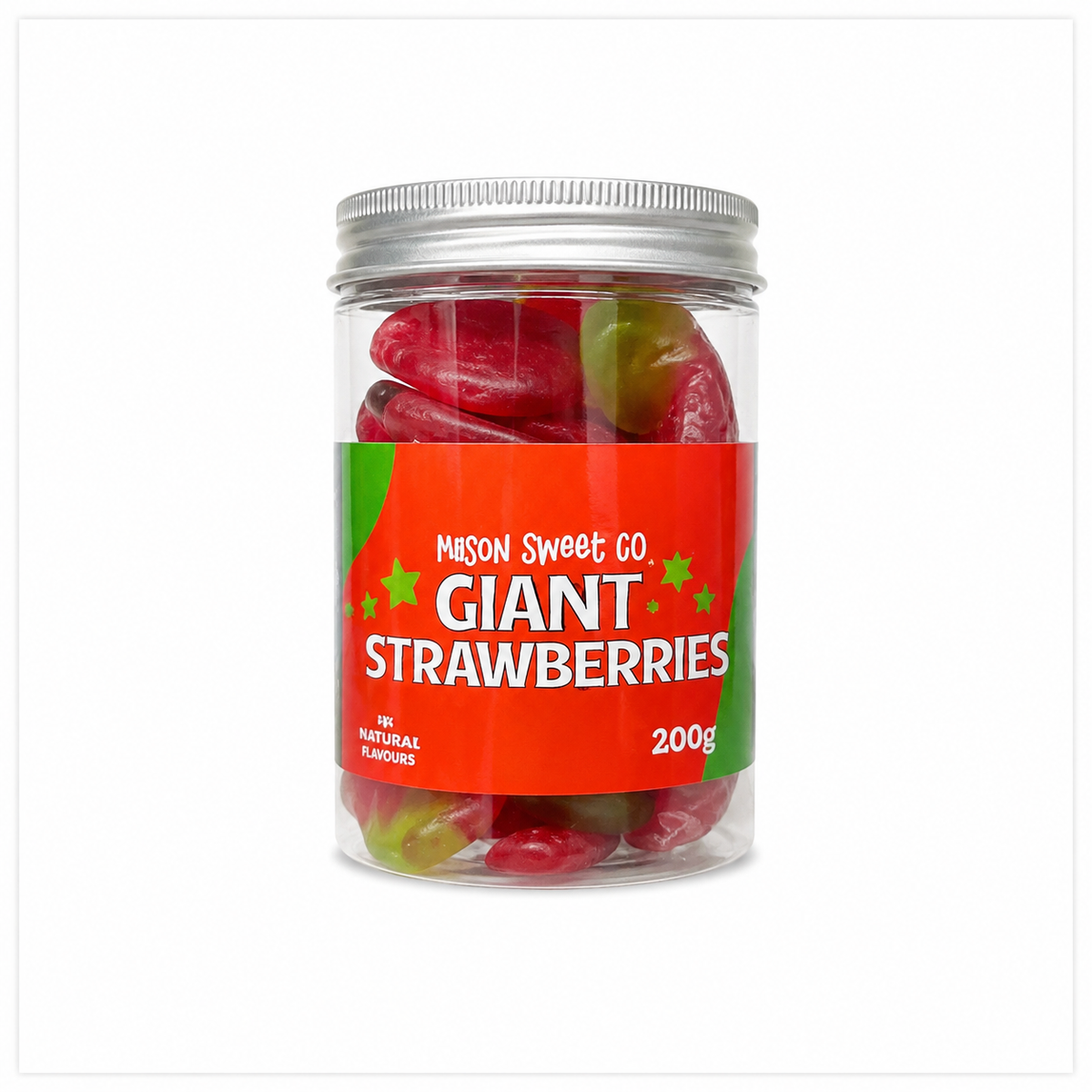 Mason Sweets Co. Giant Strawberry Gummies 200g