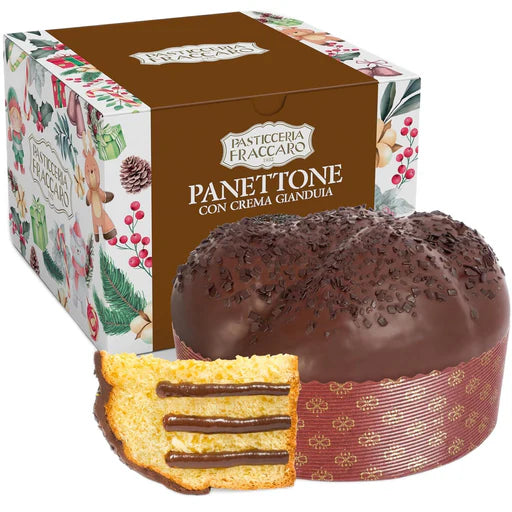 Pasticceria Fraccaro Panettone Gianduia Cream 750g