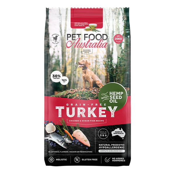 Pet Food Australia Dog Kibble Turkey 2.5kg