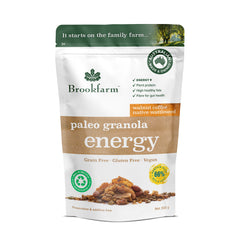 Brookfarm Energy Paleo Granola, Walnut, Coffee and Wattleseed 300g