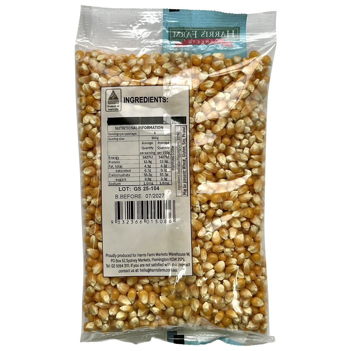 Harris Farm Australian Popcorn 500g – Harris Farm Markets