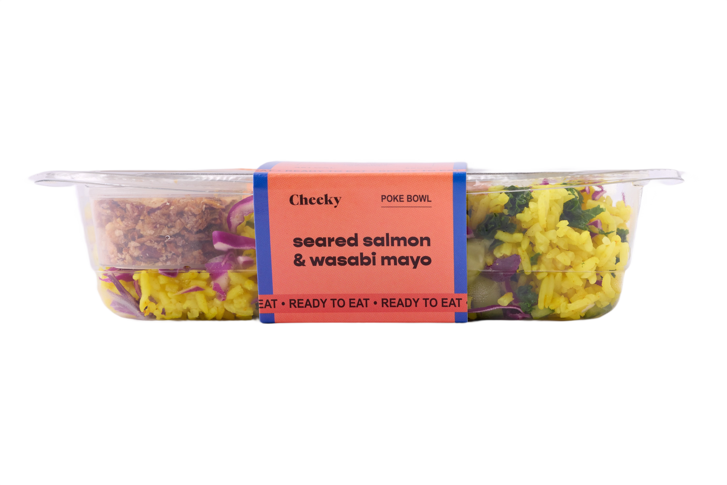 Cheeky Poke Seared Salmon & Wasabi Mayo Poke Bowl 350g
