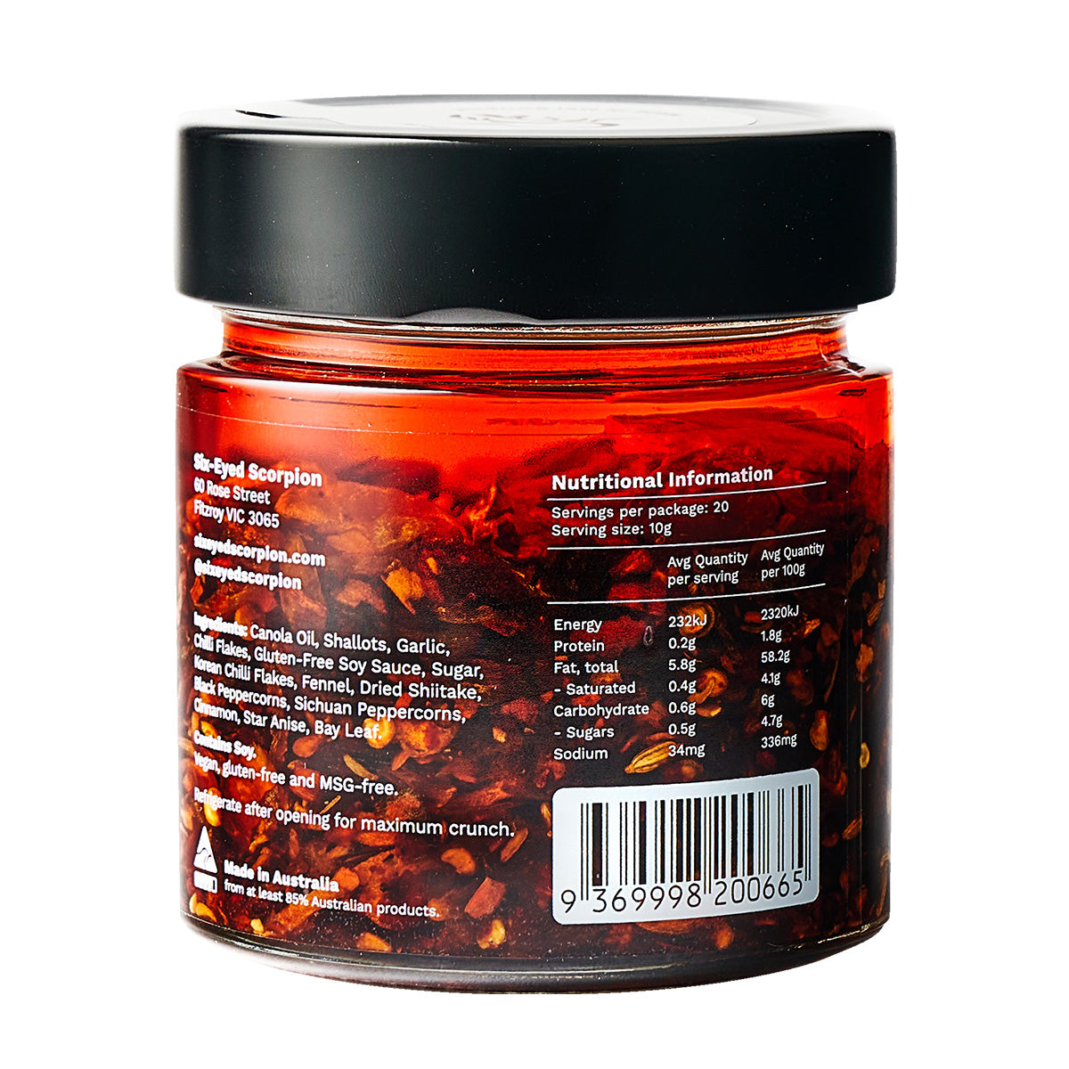 Six-Eyed Scorpion Original Chilli Oil 212ml