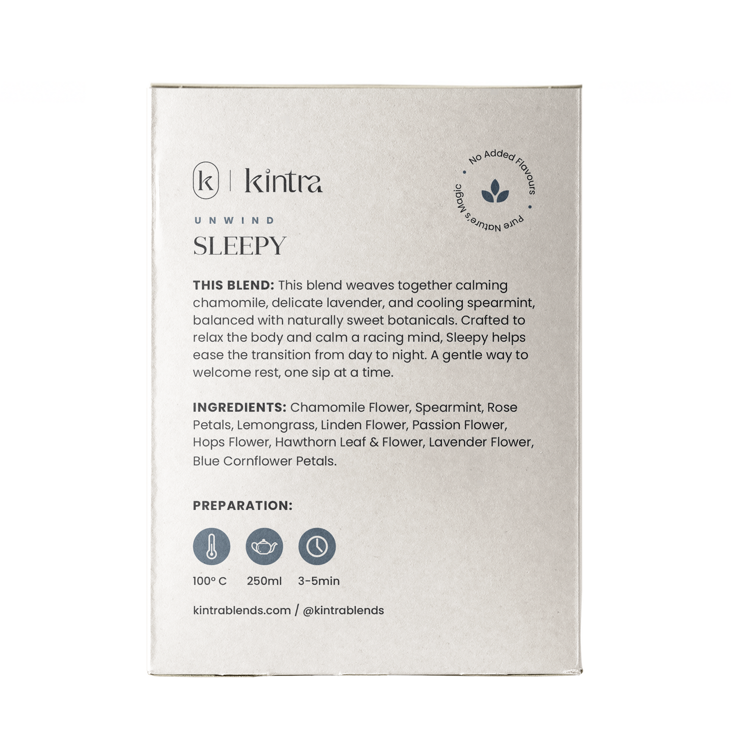 Kintra Foods Sleepy Extra Strength Teabags x25 50g