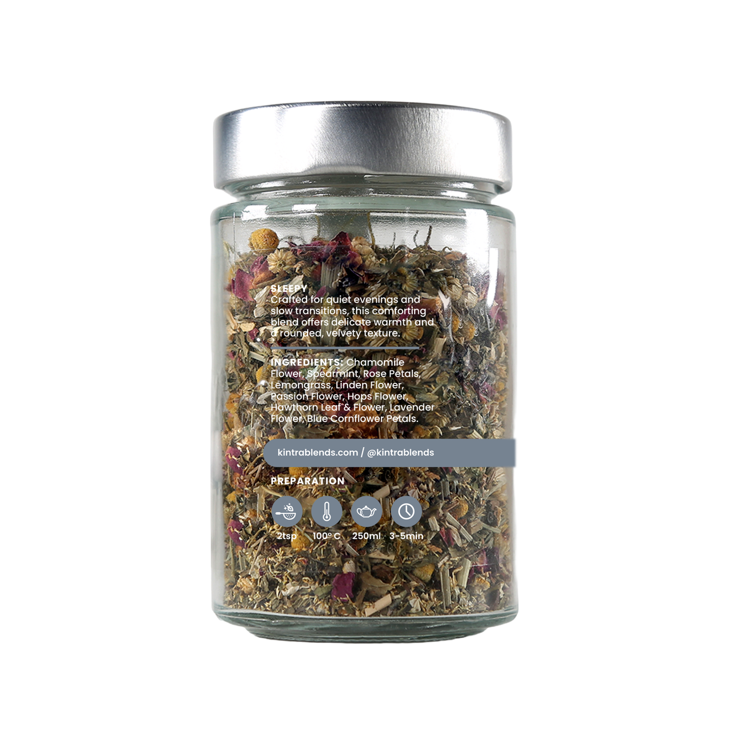 Kintra Foods Sleepy Organic Leaf Tea Jar 40g