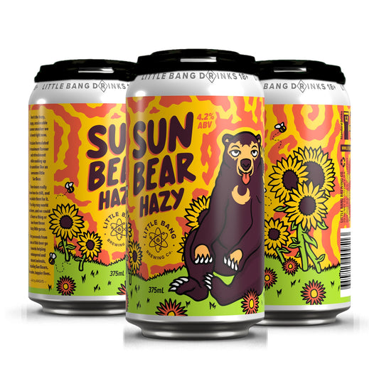 Little Bang Brewery Sun Bear Hazy Pale Ale 4x375ml