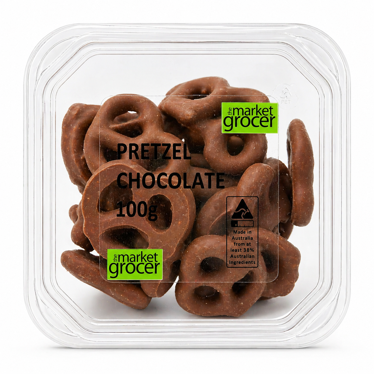 The Market Grocer Pretzels Chocolate 100g