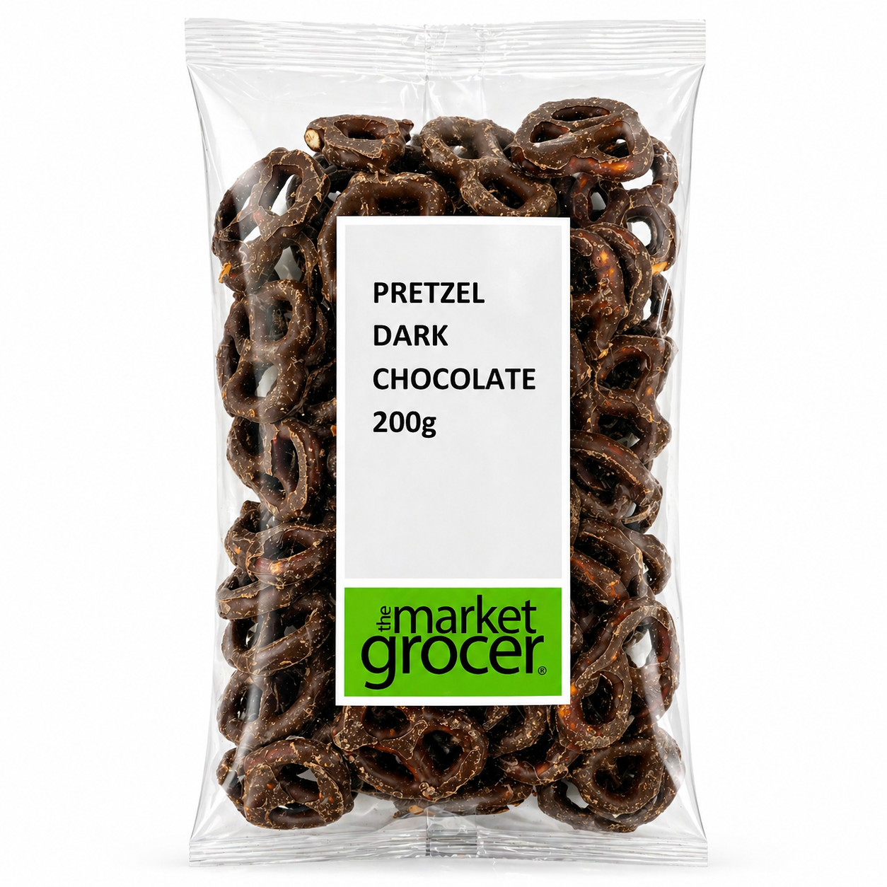 The Market Grocer Pretzels Dark Chocolate 200g