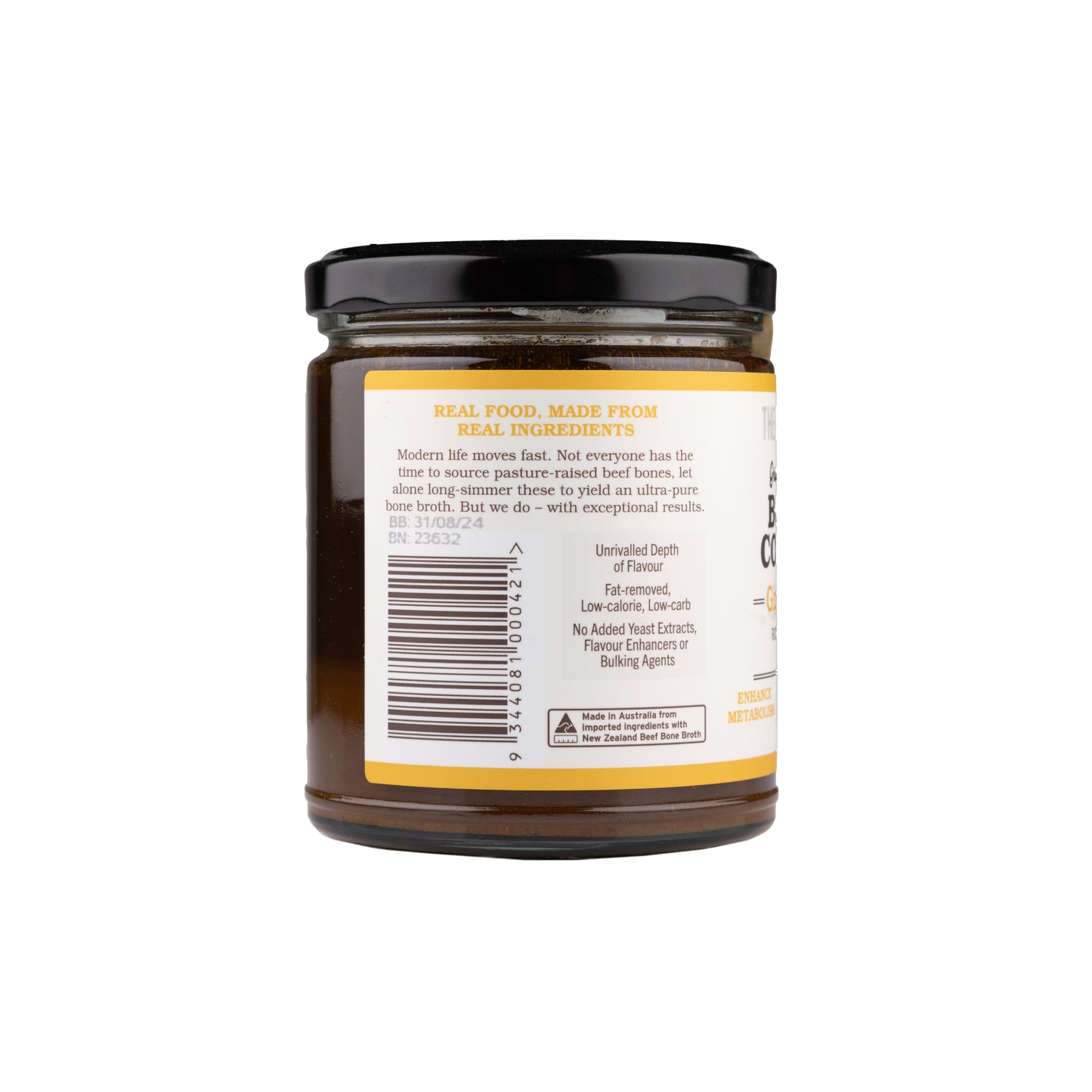 The Stock Merchant Bone Broth Ginger & Turmeric 275g