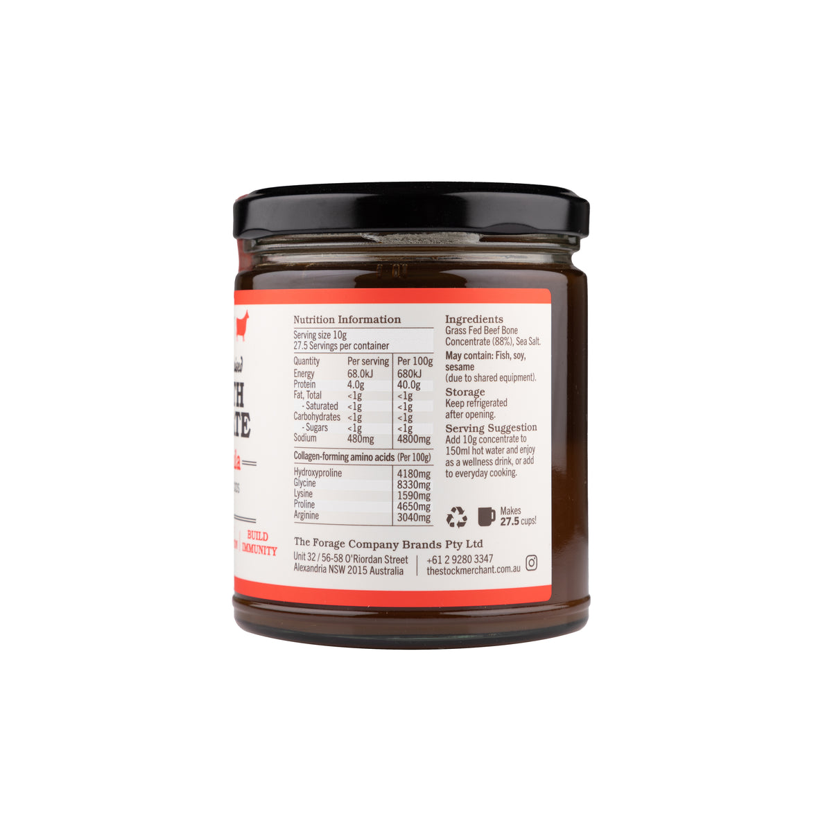 The Stock Merchant Concentrated Bone Broth Original Formula 275g ...