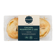 Ivan's Pies Chicken Mushroom and Leek x2 440g