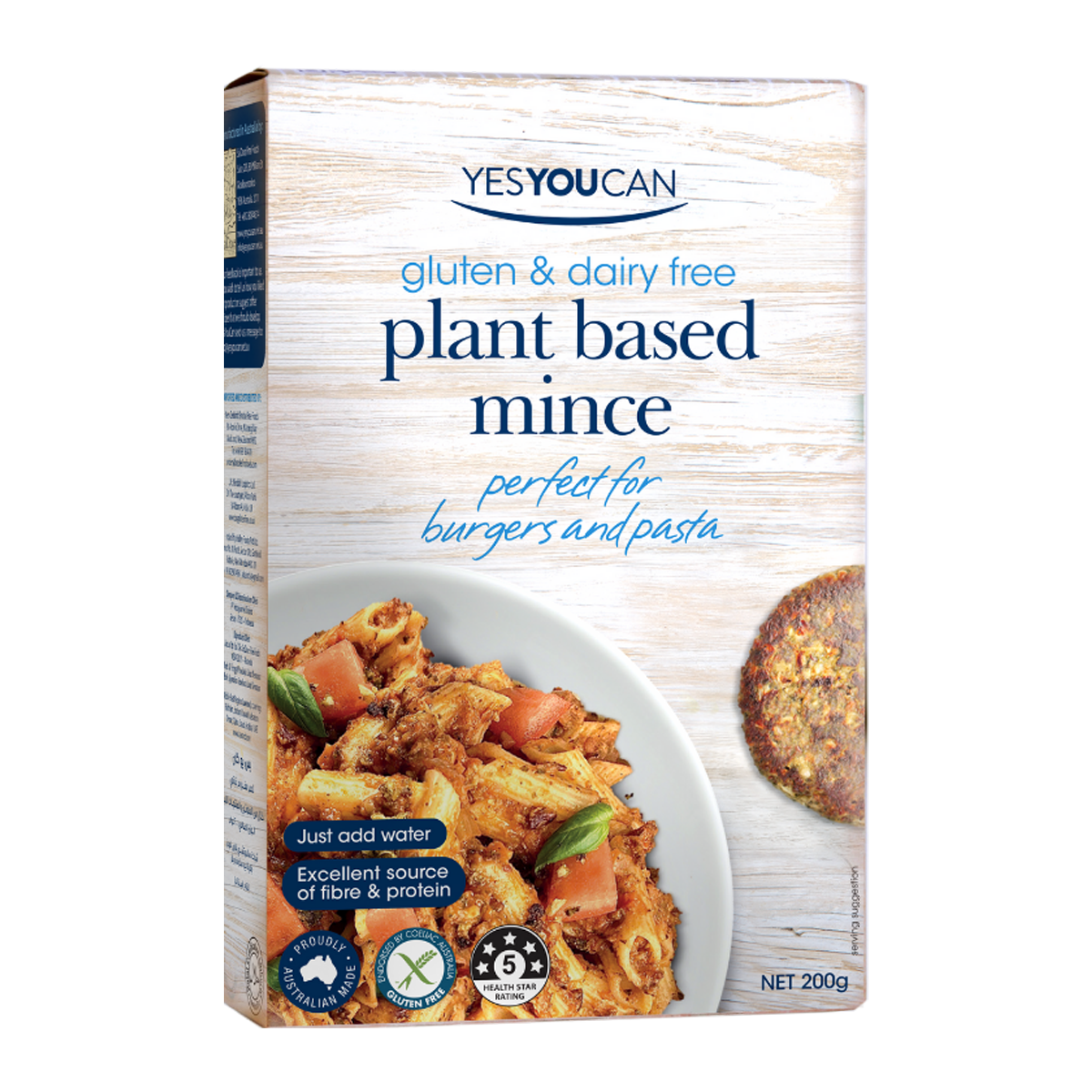 YesYouCan Vegan Protein Burger Mix 200g