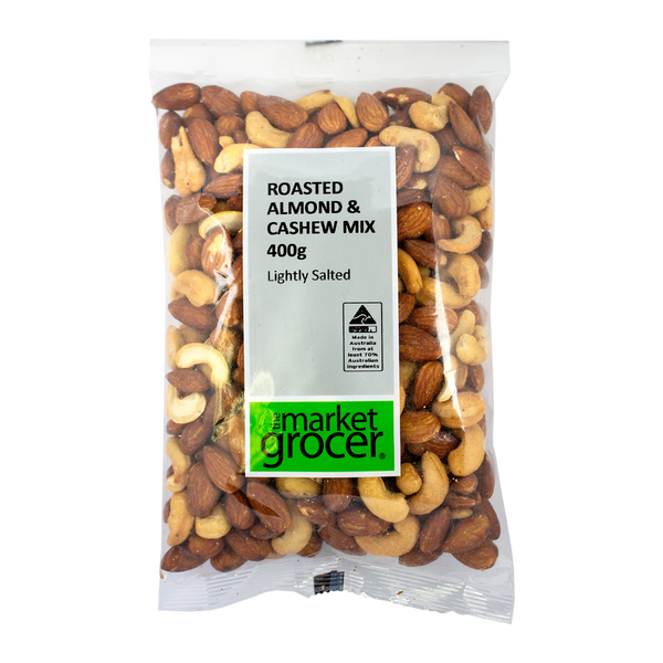 The Market Grocer Roasted Almond and Cashew Mix 400g