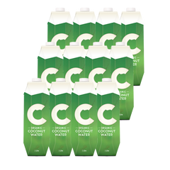 C Organic Coconut Water Case 12 x 1L