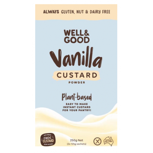 Well and Good Vanilla Custard Powder 250g