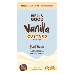Well and Good Vanilla Custard Powder 250g