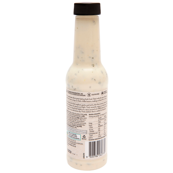 Birch and Waite Yoghurt Ranch Dressing and Dip 250ml