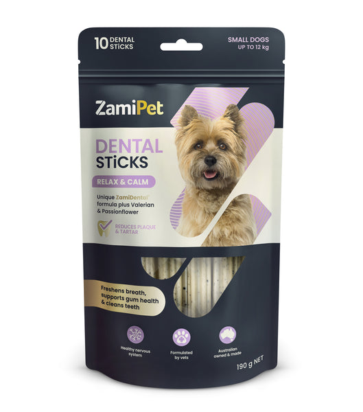 ZamiPet Dental Sticks Relax & Calm Small Dogs x10 190g