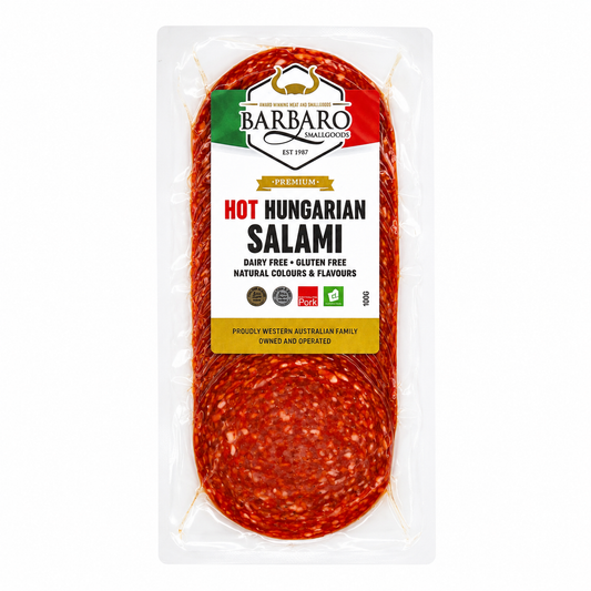 Barbaro Smallgoods Hot Hungarian Salumi 100g